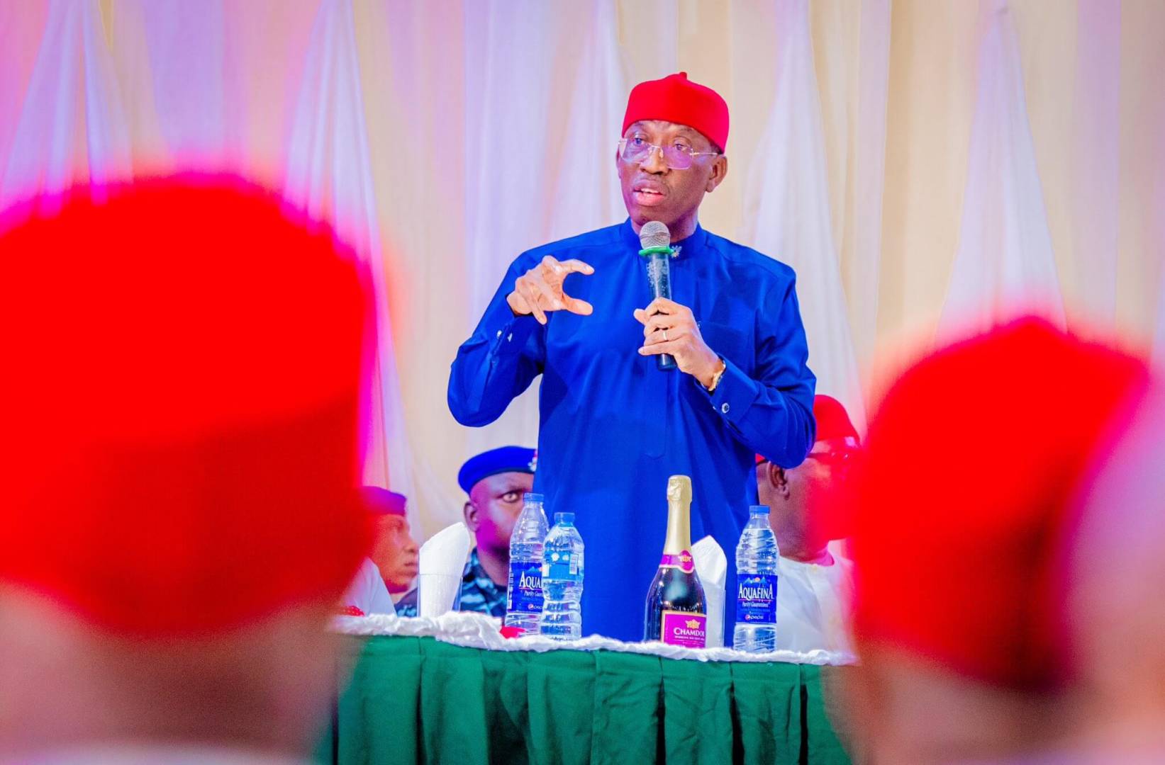 Ozegbe hail Okowa for senate run, say na best man for Delta North